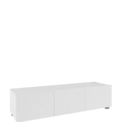 Meble Młodzieżowe|Zestawy Mebli Do Salonu>GiB Meble Nowoczesna szafka RTV 150 cm połysk MODERN biały