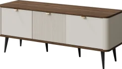 Zestawy Mebli Do Salonu|Szafki Rtv>JUREK Nowoczesna szafka RTV na nóżkach pod telewizor 160 cm MIREL