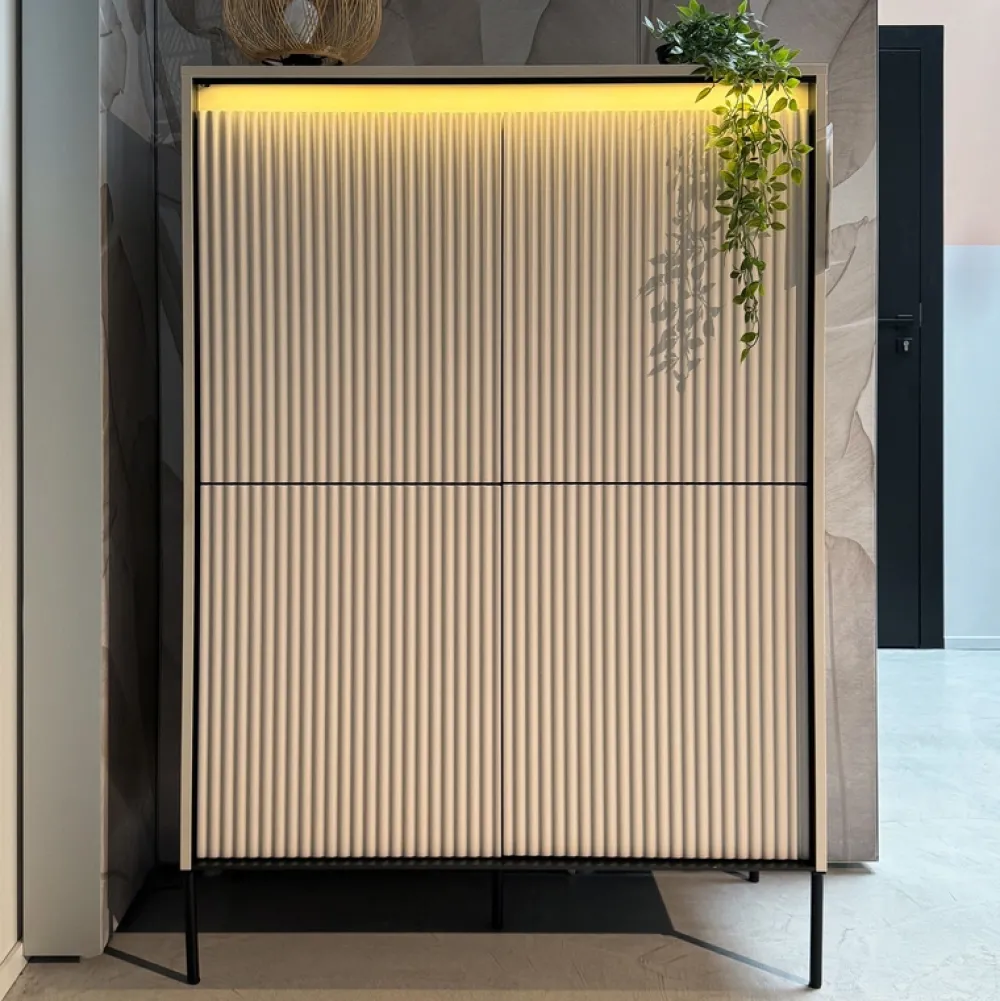 Zestawy Mebli Do Salonu|Szafki Rtv>lenart. Nowoczesna szafka RTV z frezowanymi frontami 193 cm TREND