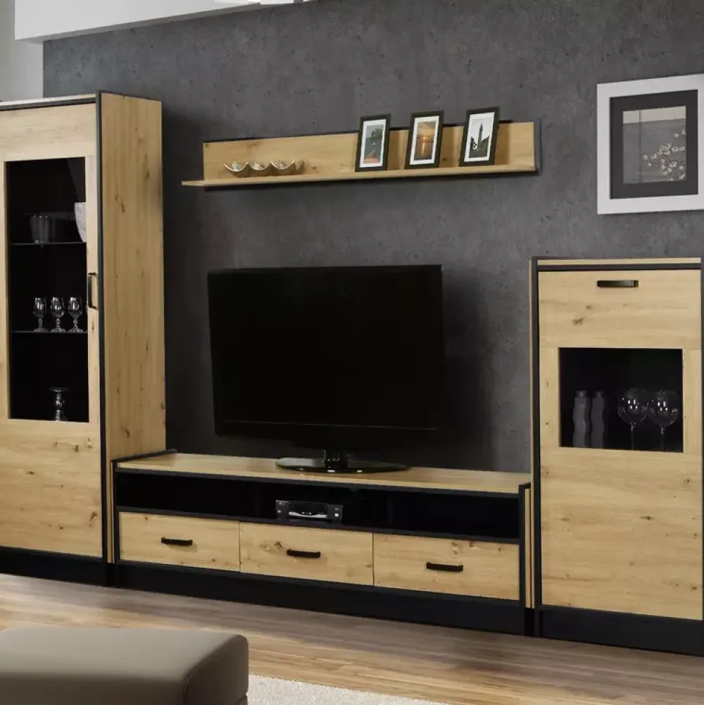 Szafki Rtv>Lempert Nowoczesna szafka RTV z szufladami 180 cm KALETTO