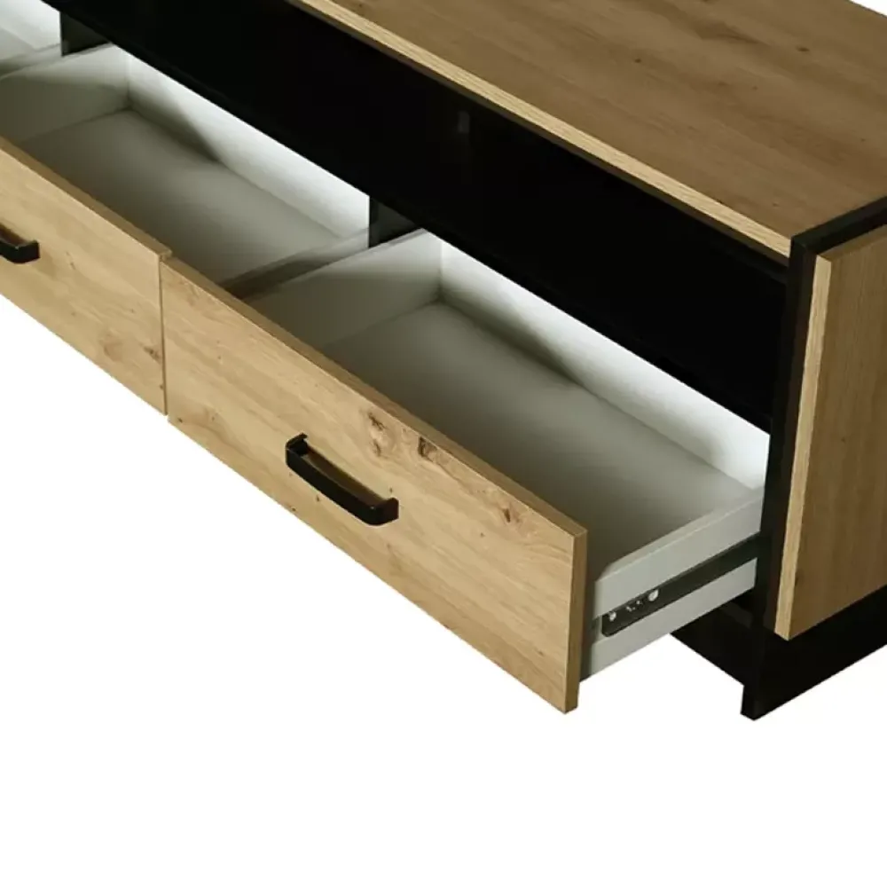 Szafki Rtv>Lempert Nowoczesna szafka RTV z szufladami 180 cm KALETTO