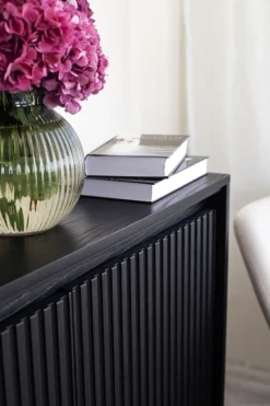 Zestawy Mebli Do Salonu|Witryny></noscript>lenart. Nowoczesna szeroka witryna do salonu czarna 150 cm TREND czarny