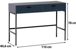 Toaletki I Konsole></noscript>JARSTOL Nowoczesna toaletka LATINA indigo