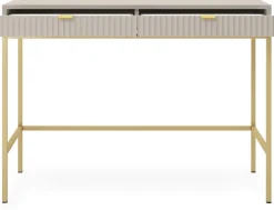 Biurka|Toaletki I Konsole>PIASKI Nowoczesna toaletka z szufladami AVANTI cashmere kaszmir