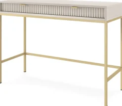 Biurka|Toaletki I Konsole></noscript>PIASKI Nowoczesna toaletka z szufladami AVANTI cashmere kaszmir