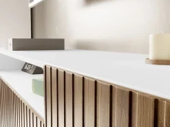 Szafki Rtv></noscript>Arton Nowoczesna wisząca szafka RTV 200 cm MAVIO frezowane fornty