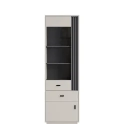 Witryny>MEBLAR Nowoczesna witryna do salonu 60 cm kaszmir AGRA