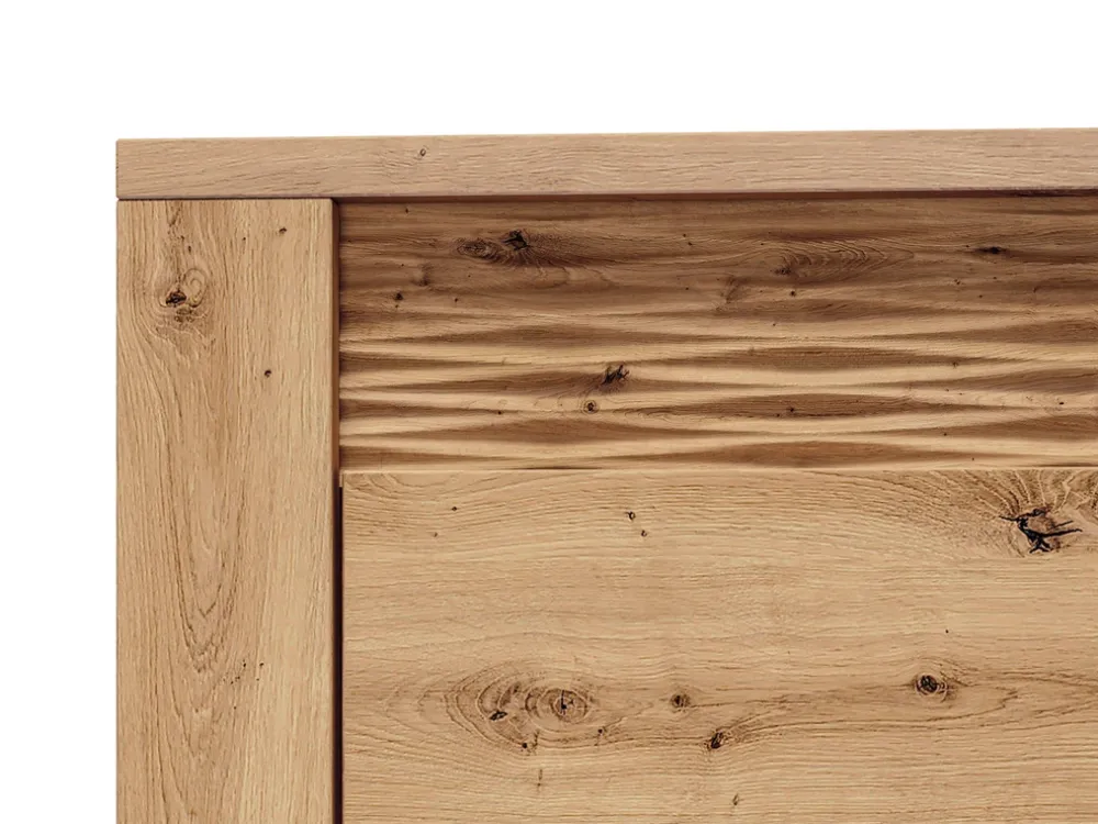 Zestawy Mebli Do Salonu|Witryny>ML Meble Nowoczesna witryna do salonu ze szklanymi półkami 55 cm ARTIS dąb artisan