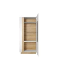 Zestawy Mebli Do Salonu|Witryny>LASKI Nowoczesna witryna do salonu 72 cm LINDA