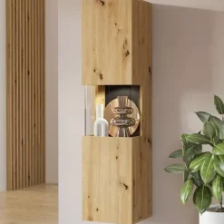 Zestawy Mebli Do Salonu|Witryny></noscript>Helvetia Nowoczesna witryna do salonu AVENTELI