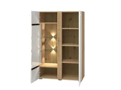 Zestawy Mebli Do Salonu|Witryny>ML Meble Nowoczesna witryna na alkohol do salonu 92 cm ADAGIO