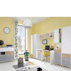 Biurka|Zestawy Mebli Młodzieżowych>MEBLAR Nowoczesne białe biurko młodzieżowe FRADA