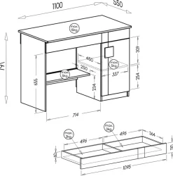 Biurka|Zestawy Mebli Dziecięcych><noscript><img width=