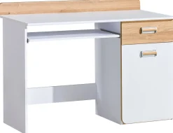 Biurka|Meble Dla Dzieci>DOLMAR Nowoczesne biurko do pokoju dziecięcego 120 cm LUMINOUS biały