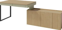 Biurka|Meble Dla Dzieci></noscript>MEBLAR Nowoczesne biurko młodzieżowe 125 cm z szufladami LISSARO