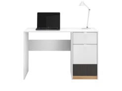 Biurka|Zestawy Mebli Młodzieżowych></noscript>ML Meble Nowoczesne biurko młodzieżowe 120 cm białe TORINO