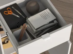 Biurka|Zestawy Mebli Młodzieżowych></noscript>ML Meble Nowoczesne biurko młodzieżowe 120 cm białe TORINO