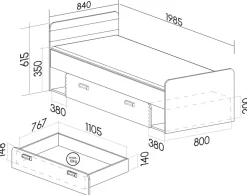 Łóżka Dziecięce|Łóżka Z Zagłówkiem><noscript><img width=