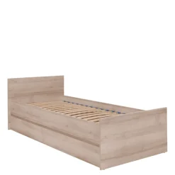 Łóżka Młodzieżowe|Łóżka Ze Stelażem></noscript>MARIDEX Nowoczesne łóżko do pokoju młodzieżowego 90x200 cm COSTA dąb sonoma