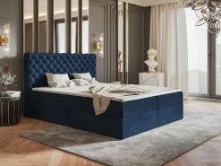 Łóżka Małżeńskie|Łóżka Ze Stelażem></noscript>Riban Nowoczesne łóżko kontynentalne 180x200 cm z pojemnikiem BROLY