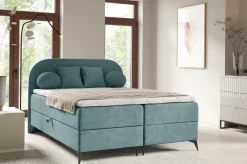 Łóżka Małżeńskie|Łóżka Ze Stelażem></noscript>BROMARKT Nowoczesne łóżko kontynentalne 180x200 cm małżeńskie do sypialni SERENO