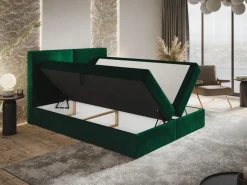 Łóżka Małżeńskie|Łóżka Ze Stelażem>Riban Nowoczesne łóżko kontynentalne 180x200 cm GEND pojemnik