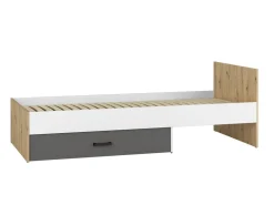 Łóżka Młodzieżowe|Łóżka Dziecięce>ML Meble Nowoczesne łóżko młodzieżowe 90x200 cm z szufladą FINI