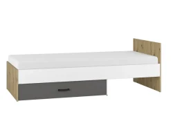 Łóżka Młodzieżowe|Łóżka Dziecięce>ML Meble Nowoczesne łóżko młodzieżowe 90x200 cm z szufladą FINI
