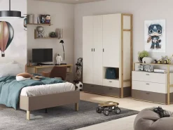 Łóżka Młodzieżowe|Łóżka Ze Stelażem></noscript>lenart. Nowoczesne łóżko młodzieżowe ze stelażem LENNY 120x200 cm