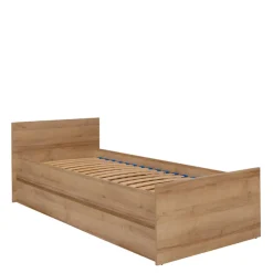 Łóżka Ze Stelażem|Łóżka Z Zagłówkiem></noscript>MARIDEX Nowoczesne łóżko młodzieżowe ze stelażem 80x200 cm COSTA dąb riviera