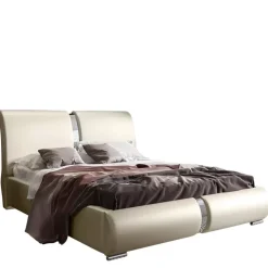 Łóżka Młodzieżowe|Łóżka Beżowe>Gruszka Nowoczesne łóżko tapicerowane 160x200 brązowe IZMIR