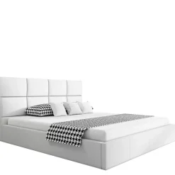 Meble Młodzieżowe|Łóżka Młodzieżowe></noscript>Riban Nowoczesne łóżko tapicerowane 160x200 cm AMBY