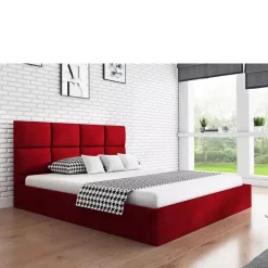Meble Młodzieżowe|Łóżka Młodzieżowe></noscript>Riban Nowoczesne łóżko tapicerowane 160x200 cm AMBY