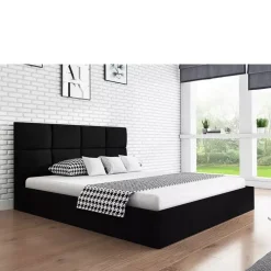 Meble Młodzieżowe|Łóżka Młodzieżowe></noscript>Riban Nowoczesne łóżko tapicerowane 160x200 cm AMBY