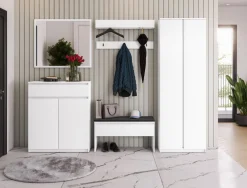 Lustra|Garderoby></noscript>lenart. Nowoczesne lustro ścienne do przedpokoju 92 cm x 77 cm SIMPLY