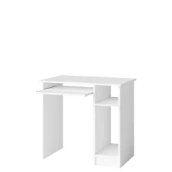 Biurka|Meble Młodzieżowe>MARIDEX Nowoczesne małe białe biurko 80 cm KAMIL