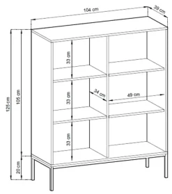 Zestawy Mebli Do Salonu></noscript>PIASKI Nowoczesne meble do salonu z komodą AVANTI labrador