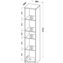 Meble Młodzieżowe|Zestawy Mebli Młodzieżowych></noscript>DOLMAR Nowoczesne meble młodzieżowe z łóżkiem ANETT