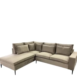 Narożniki>NEXT COLLECTION Nowoczesny beżowy narożnik do salonu EMBER