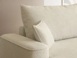 Meble Dla Dzieci|Meble Młodzieżowe></noscript>BROMARKT Nowoczesny beżowy narożnik do salonu z funkcją spania CARMELLO boucle