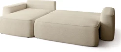 Meble Dla Dzieci|Meble Młodzieżowe>BROMARKT Nowoczesny beżowy narożnik z funkcją spania do salonu CARMELLO DUO