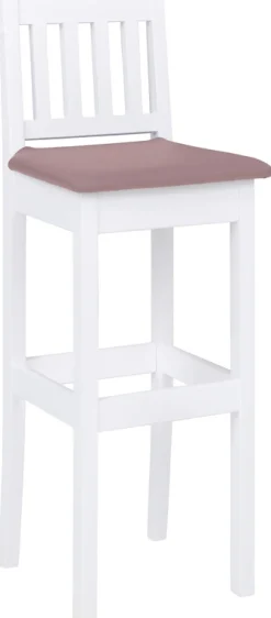 Hokery>Meblomal Nowoczesny drewniany hoker do kuchni HANDY tapicerowane siedzisko