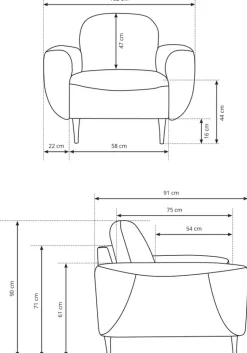 Meble Dla Dzieci|Fotele></noscript>LASKI Nowoczesny fotel do salonu RELAXA