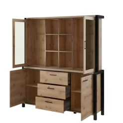 Zestawy Mebli Do Salonu|Witryny>Helvetia Nowoczesny kredens do salonu ANGELINO