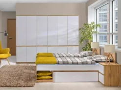 Meble Młodzieżowe|Zestawy Mebli Młodzieżowych></noscript>DOLMAR Nowoczesny młodzieżowy regał na książki 35 cm ANETT