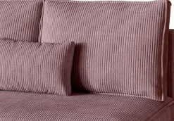 Meble Dla Dzieci|Meble Młodzieżowe></noscript>BROMARKT Nowoczesny narożnik do salonu z funkcją spania mały TOP SLIM różowy