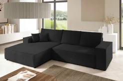 Meble Dla Dzieci|Meble Młodzieżowe></noscript>BROMARKT Nowoczesny narożnik do salonu z funkcją spania sztruksowy PABLO