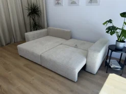 Meble Dla Dzieci|Meble Młodzieżowe></noscript>BROMARKT Nowoczesny narożnik rozkładany boucle CAMILO