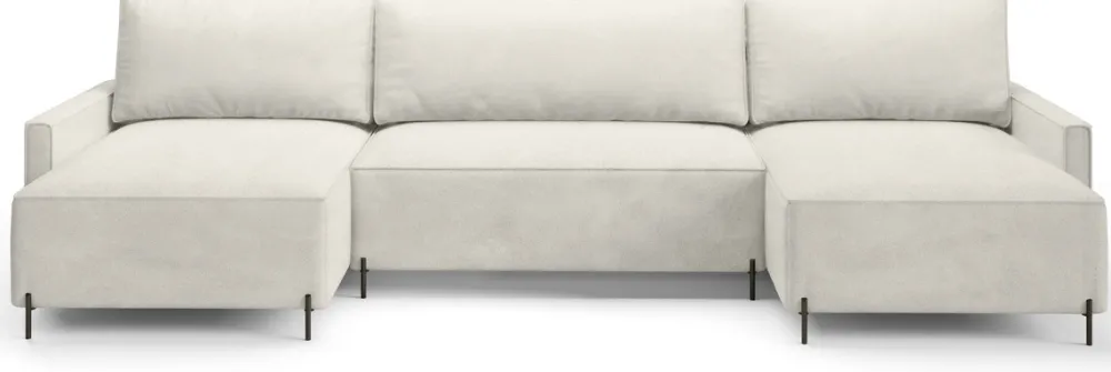 Narożniki>BROMARKT Nowoczesny narożnik w kształcie U do salonu z funkcją spania NORTON