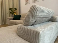 Narożniki></noscript>BROMARKT Nowoczesny narożnik z funkcją spania ANTON butelkowa zieleń